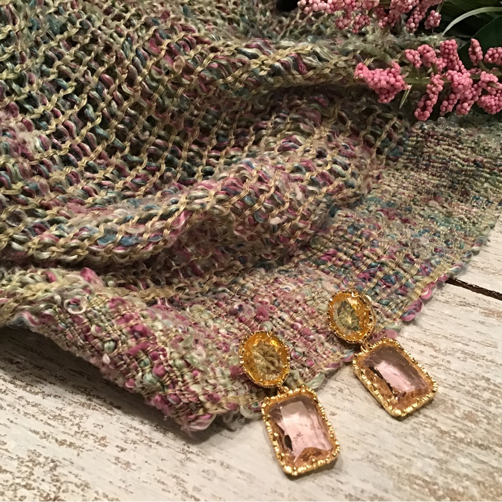 #255 Rectangular Earrings